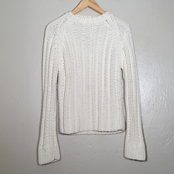 J.Crew White Hand Knitted Sweater - Picture 1 of 4